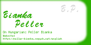 bianka peller business card